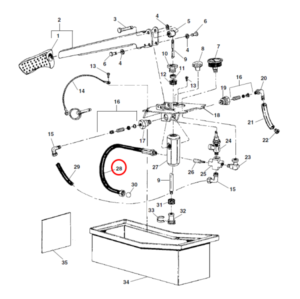 RIDGID 51227 - HOSE FOR 1450 TEST PUMP - Image 2