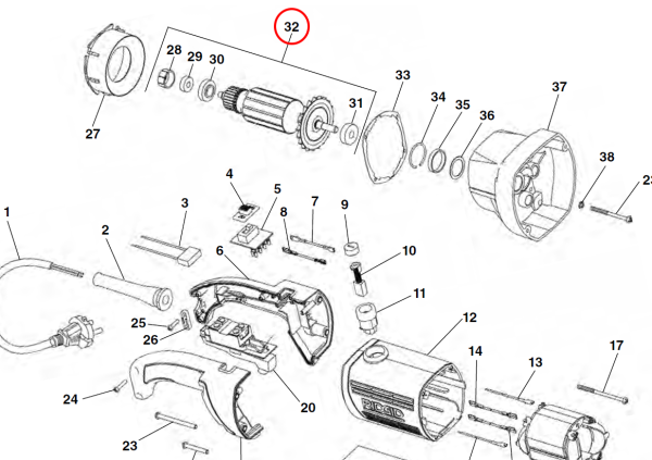 RIDGID 45533 -  115v Armature UK - Image 2