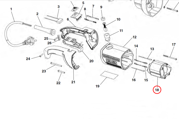 RIDGID 45563 -  115v Field Coil - Image 2