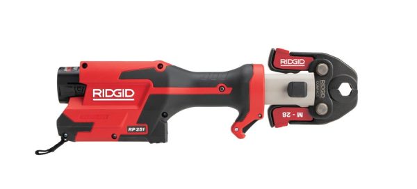 RIDGID RP 251 Press Tool Battery Kit with M-Profile Jaws (15, 22, 28)