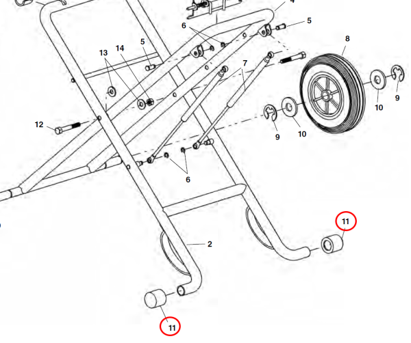 RIDGID 23607 -  End Cap for 250 Stand - Image 2
