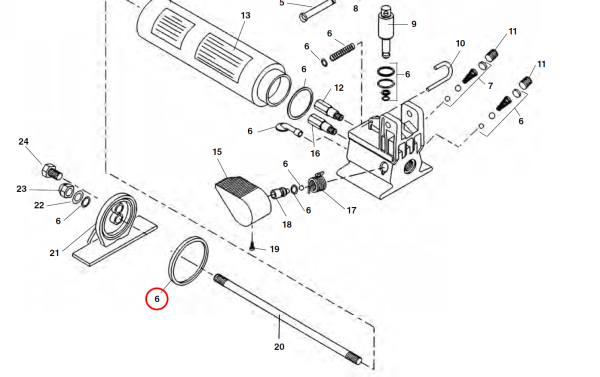 RIDGID 63657 -Ram Repair Kit  For 258 / 258XL - Image 2