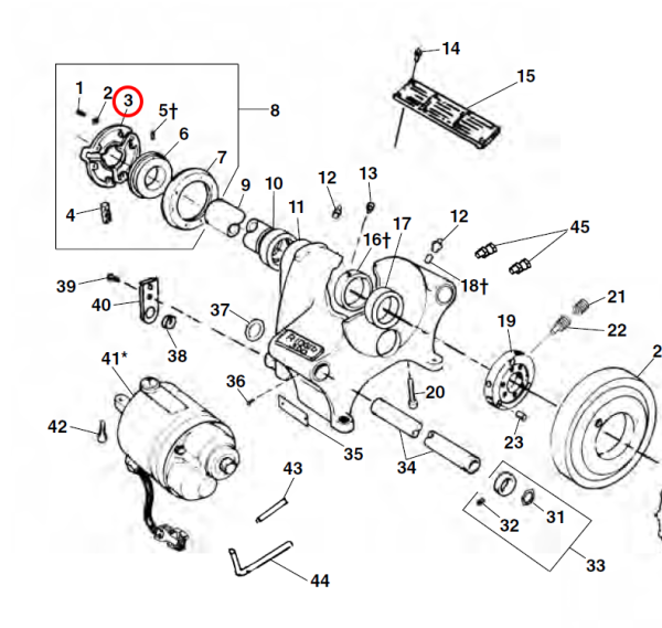 RIDGID 19346 - Rear Centering device for 300 Machine - Image 2