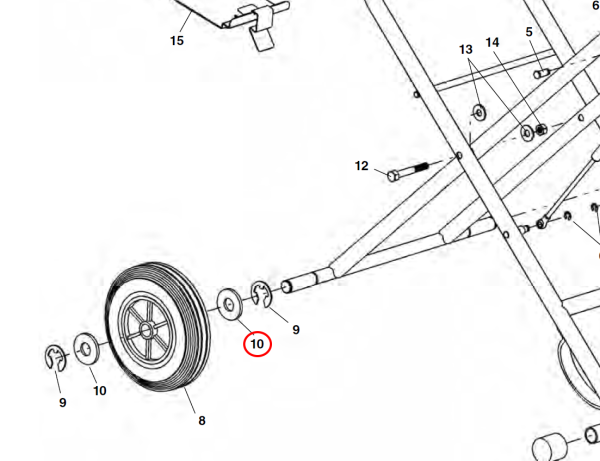 RIDGID 43936 -  Folding Stand Wheel Washer - Image 2